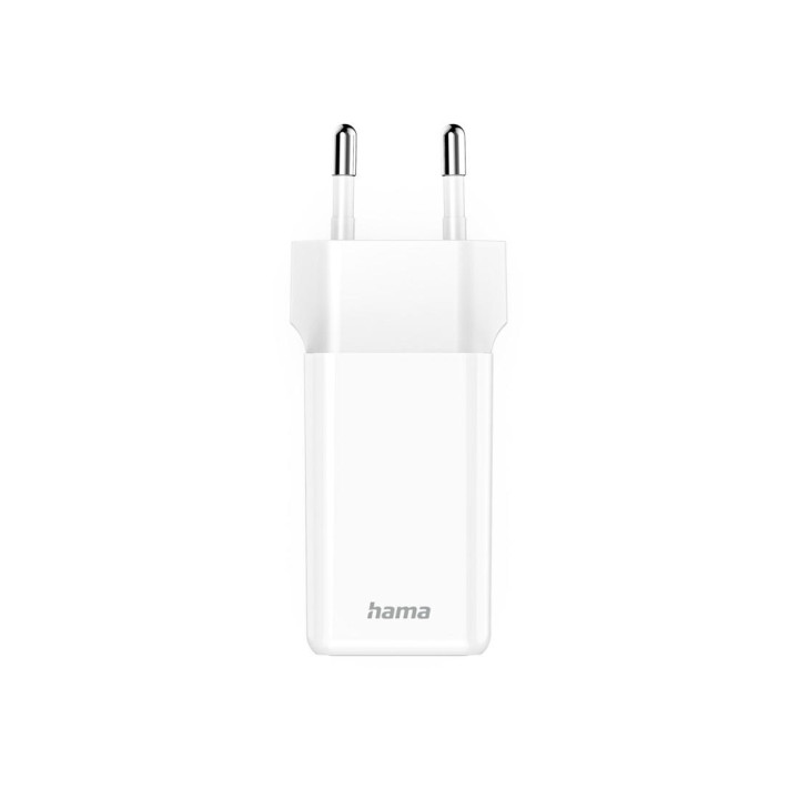 Зарядно устройство HAMA Dynamic Fast Charger, 40-60W, GaN, USB-C, PD, бяло - 201941 - 5