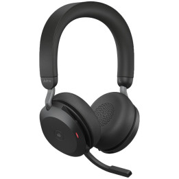 Слушалки с микрофон Jabra Evolve2 75 Link380c UC, безжични, Bluetooth, USB-C, 40mm говорители - 27599-989-899 - 1