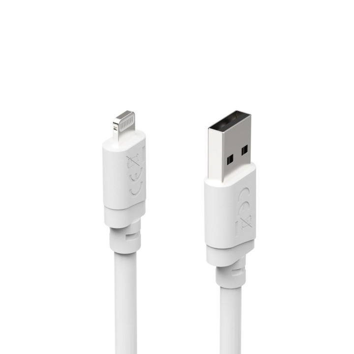 Кабел за зареждане HAMA, USB-A към Lightning, 2m, за Apple iPhone/iPad/iPod, бял - HAMA-201801 - 4