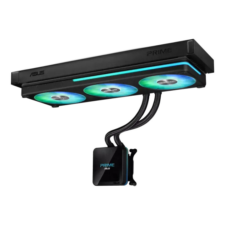 Водно охлаждане за процесор ASUS Prime SLC II 360 ARGB LCD, 360mm, 3x120mm, Intel/AMD - 90RC01W1-B0EAY0 - 9