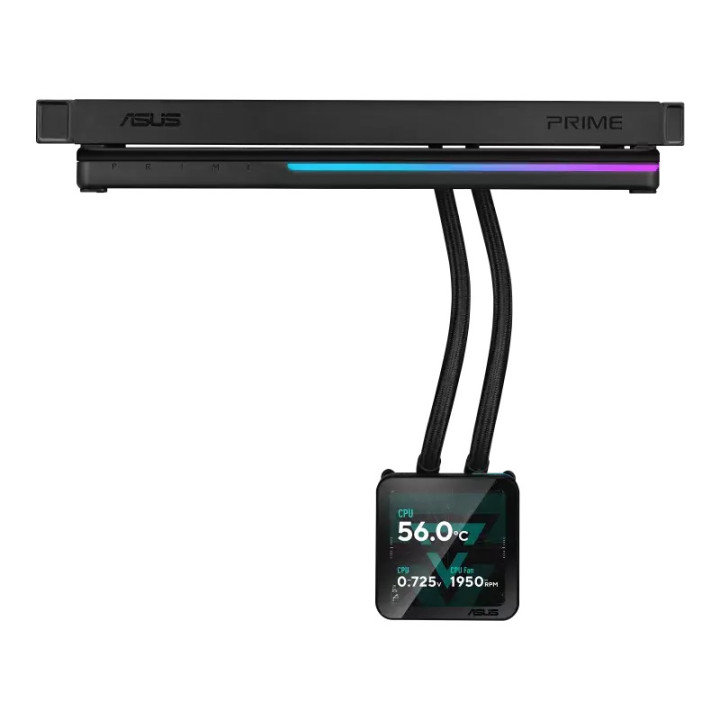 Водно охлаждане за процесор ASUS Prime SLC II 360 ARGB LCD, 360mm, 3x120mm, Intel/AMD - 90RC01W1-B0EAY0 - 10