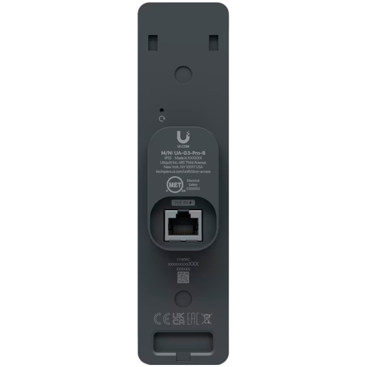 Четец за контрол на достъп Ubiquiti UA-G3-Pro-B, NFC, интерком с видео, за вътрешен и външен монтаж - 5