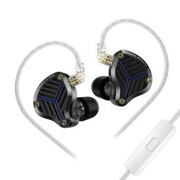 Слушалки KZ PRX, In-Ear мониторни, планарен драйвер, 3.5mm жак, микрофон - 6.01.02.0310 - 1