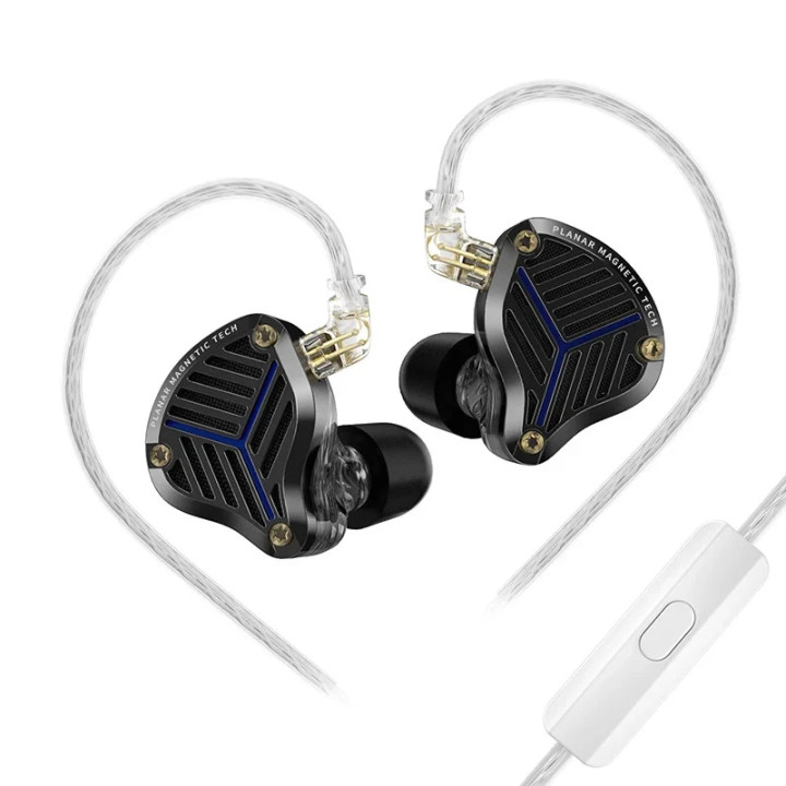 Слушалки KZ PRX, In-Ear мониторни, планарен драйвер, 3.5mm жак, микрофон - 6.01.02.0310 - 1