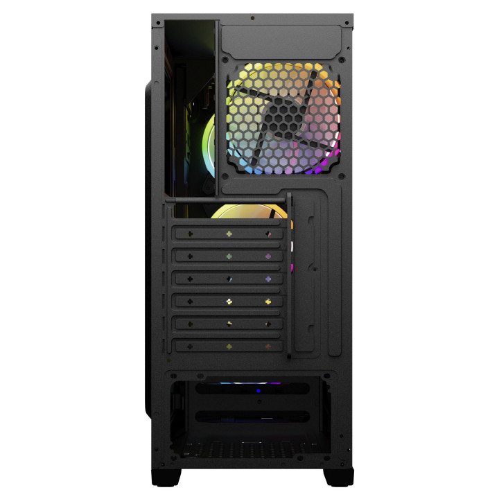 Кутия за компютър Makki A62 aRGB ATX, Remote/4 Fans - MAKKI-A72-ARGB-4F