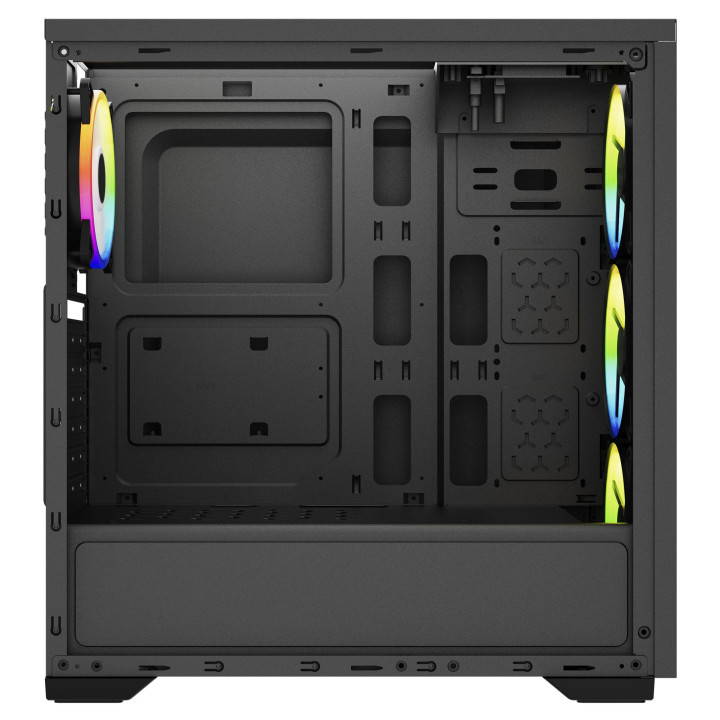 Кутия за компютър Makki A62 aRGB ATX, Remote/4 Fans - MAKKI-A72-ARGB-4F