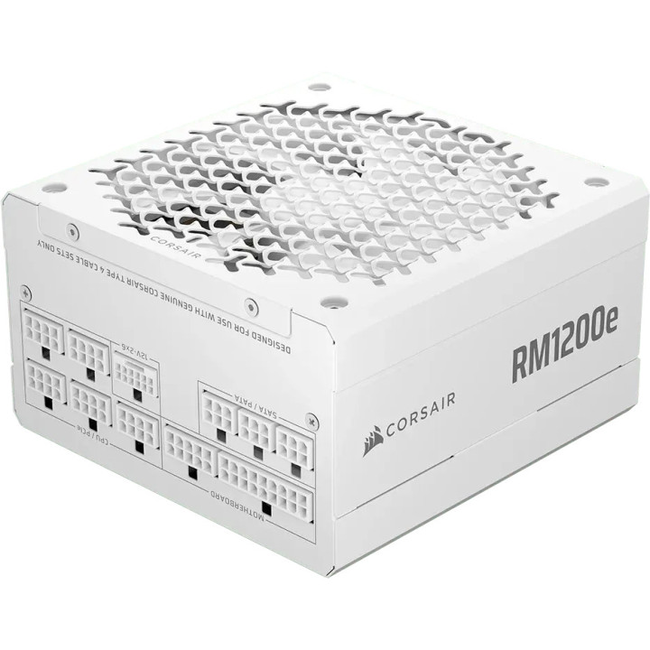 Модулно захранване Corsair RM1200e White, 1200W, 80+ Platinum, ATX 3.1 - CP-9020317-EU - 8