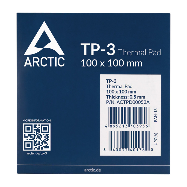 Термопад Arctic Thermal pad TP-3 100x100mm, 0.5mm - ACTPD00052A