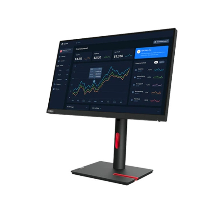 Монитор Lenovo ThinkVision T22i-30 21.5" FHD IPS, 16:9, FHD, 4 ms, 60Hz, USB Hub, HDMI, DP, VGA - 63B0MAT6EU