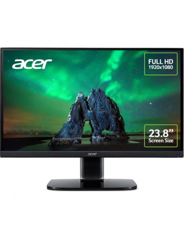 Монитор Acer KA242YAbmiix, 23.8" VA LED, 1ms(VRB), FreeSync,FHD, VGA, HDMI, 2Wx2, Audio in/out, Black - UM.QX2EE.A03