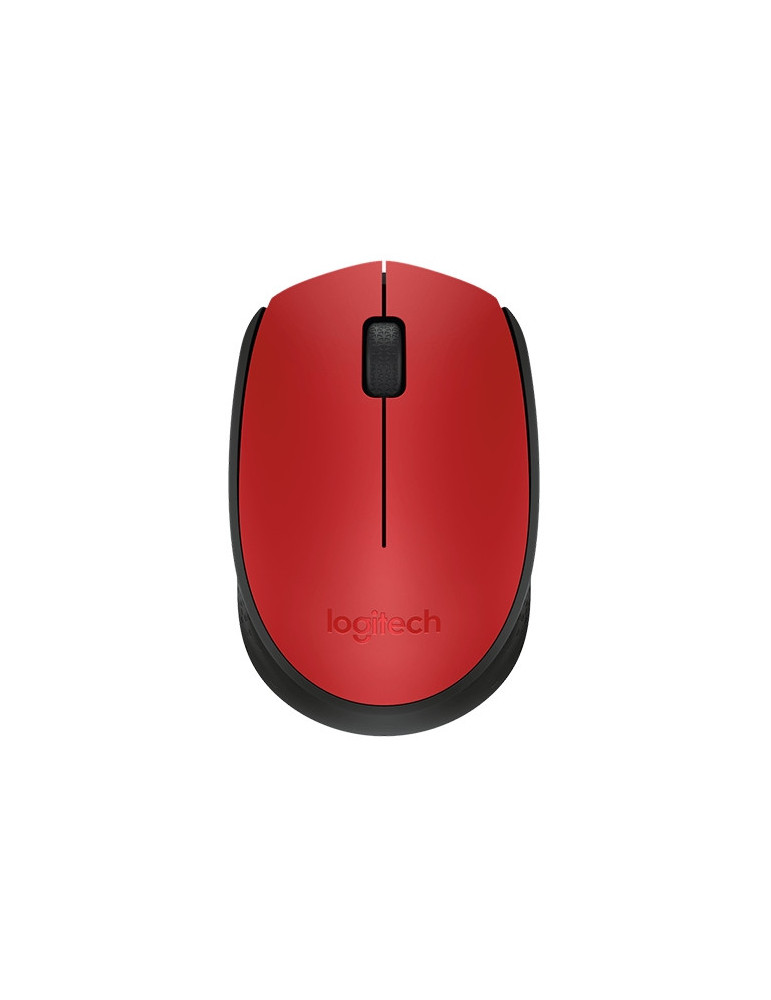 Безжична мишка Logitech M171, червена