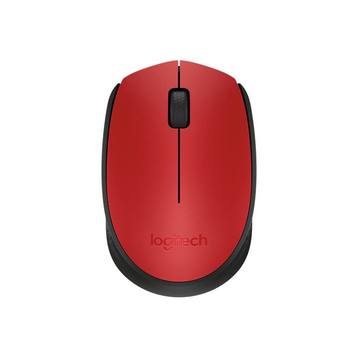 Безжична мишка Logitech M171, червена