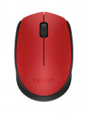 Безжична мишка Logitech M171, червена