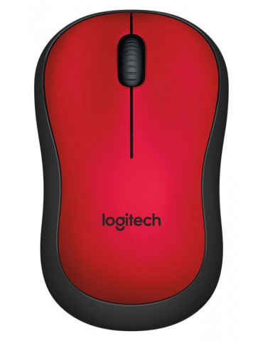 Безжична мишка Logitech M220 Silent, червена