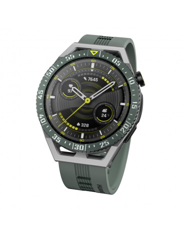 Смарт часовник Huawei Watch GT 3 SE Wilderness Green Amoled, 466x466, PPI 326, BT 5.2, 451 mAh - 6941487277872
