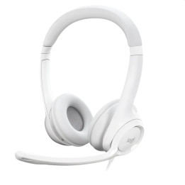 Слушалки Logitech H390 USB Computer Headset - OFF-WHITE - USB - N/A - EMEA-914 - 981-001286