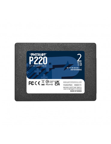 SSD диск Patriot 2TB P220 SATA3 2.5 - P220S2TB25