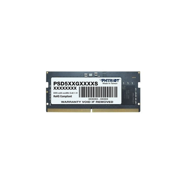 RAM памет Patriot 16GB DDR5 4800MHz Signature SODIMM  - PSD516G480081S