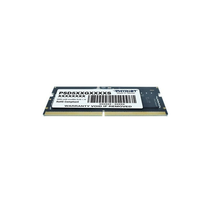 RAM памет Patriot 16GB DDR5 4800MHz Signature SODIMM  - PSD516G480081S