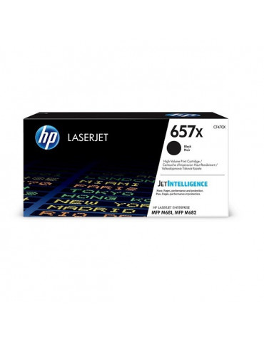 HP 657X High Yield Black Original LaserJet Toner Cartridge (CF470X) - CF470X