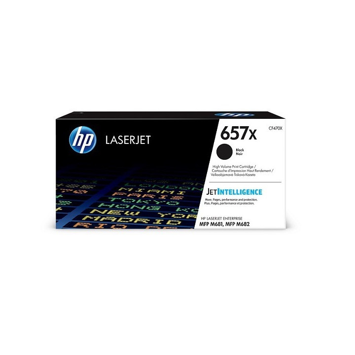 HP 657X High Yield Black Original LaserJet Toner Cartridge (CF470X) - CF470X