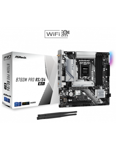 Дънна платка ASROCK B760M PRO RS/D4 WIFI, LGA1700