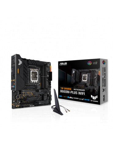 Дънна платка Asus TUF GAMING B660M-PLUS WIFI, LGA1700 - 90MB1AZ0-M1EAY0