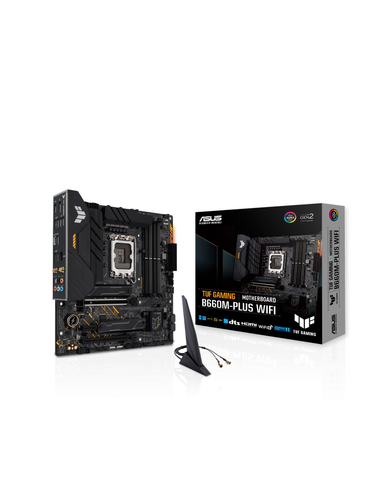 Дънна платка Asus TUF GAMING B660M-PLUS WIFI, LGA1700 - 90MB1AZ0-M1EAY0