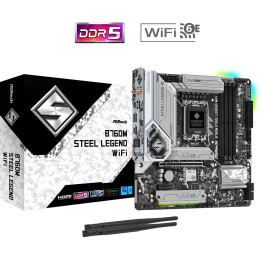 Дънна платка ASROCK B760M STEEL LEGEND WIFI, LGA1700