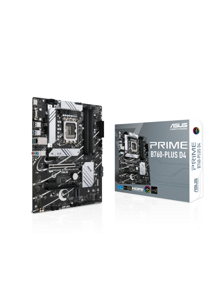 Дънна платка Asus PRIME B760-PLUS D4, LGA1700 - 90MB1CW0-M0EAY0