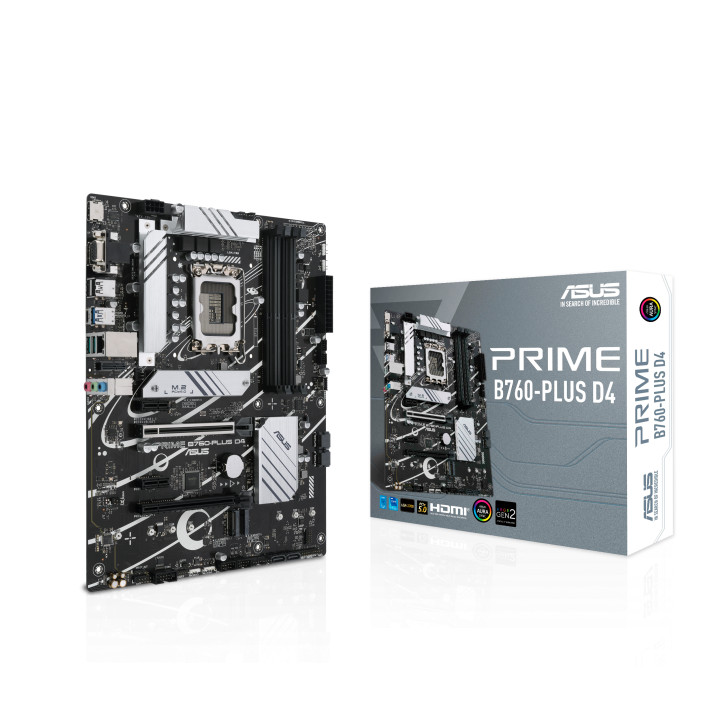 Дънна платка Asus PRIME B760-PLUS D4, LGA1700 - 90MB1CW0-M0EAY0