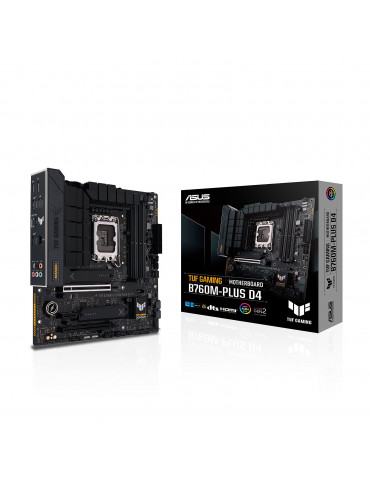 Дънна платка Asus TUF GAMING B760M-PLUS D4, LGA1700 - 90MB1DI0-M0EAY0