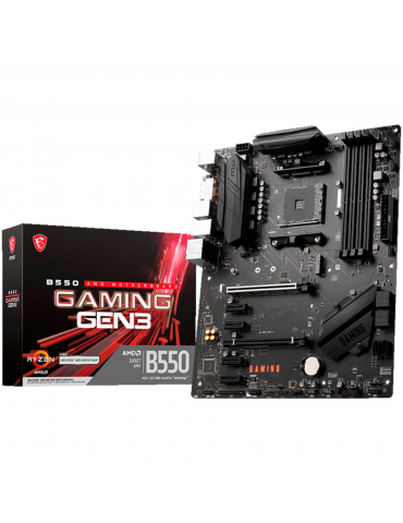 Дънна платка MSI B550 GAMING GEN3, AM4