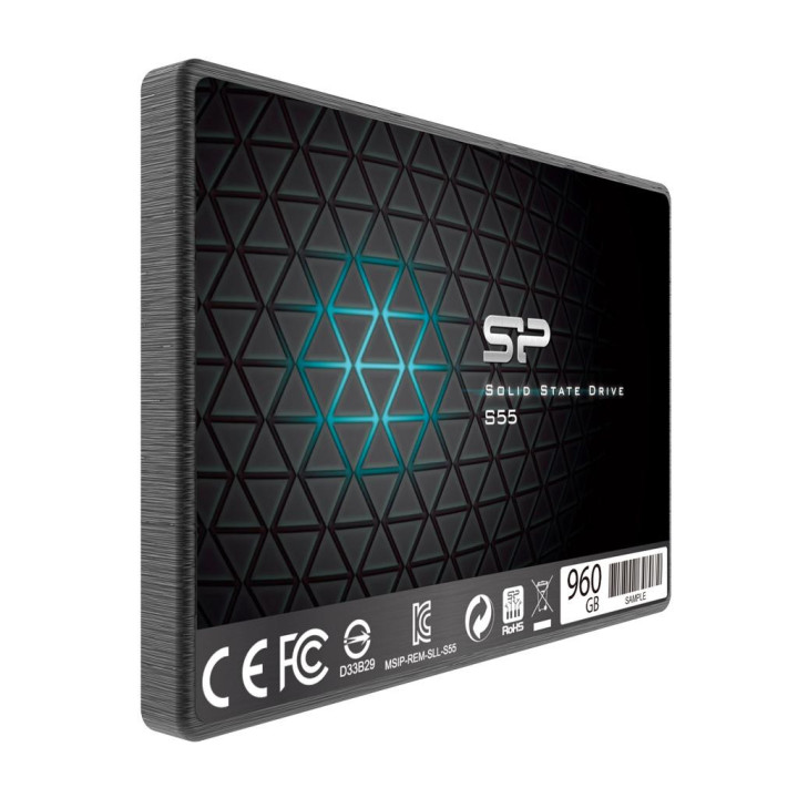 SSD диск Silicon Power 960GB S55, 2.5", SATA3 - SP960GBSS3S55S25