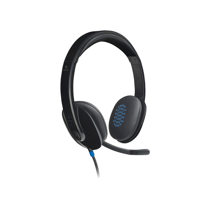 Слушалки Logitech H540 черни с микрофон
