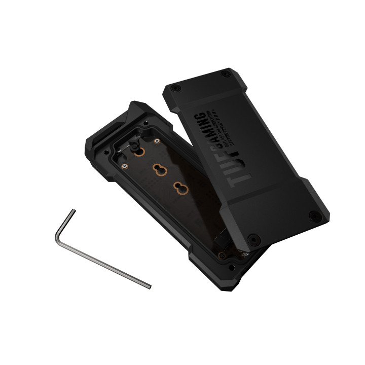 Чекмедже за SSD Asus TUF GAMING A1, IP68 Защита от вода и прах - Черен - TUF GAMING A1