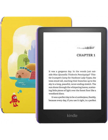eBook четец Kindle Paperwhite Kids 6.8", 8GB, 2021, 11 генерация, IPX8, Жълт