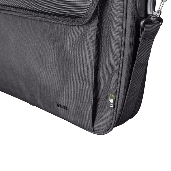 Чанта за лаптоп Trust Atlanta Laptop Bag 15.6" ECO - Black - 24189