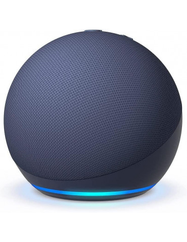 Преносима смарт тонколона Amazon Echo Dot 5, Гласов асистент, Alexa, Тъмносин - B09B8RF4PY