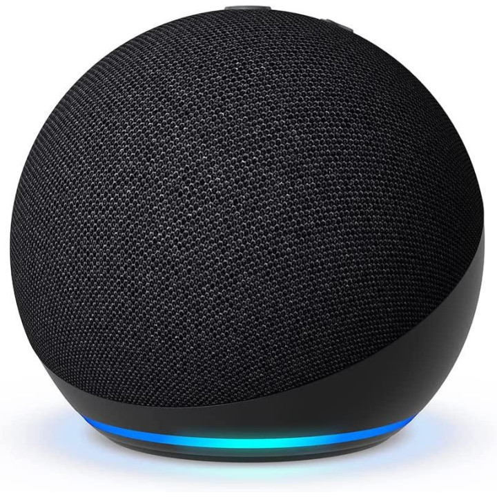 Преносима смарт тонколона Amazon Echo Dot 5, Гласов асистент, Alexa, Черен - B09B94956P
