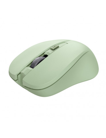 Безжична мишка Trust Mydo Silent, Green - 25042