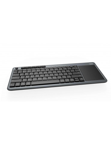 Безжична клавиатура Rapoo K2600, 2.4 GHz, Multimedia, Черен - K2600
