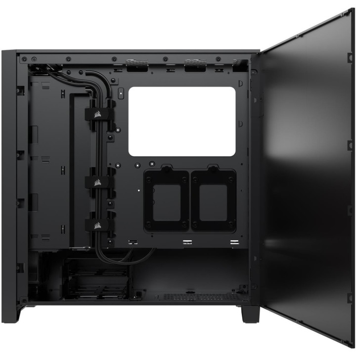 Кутия за компютър Corsair iCUE 4000D RGB Airflow Mid Tower, Tempered Glass, черен - CC-9011240-WW