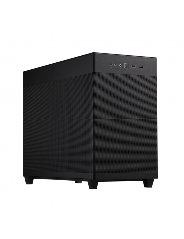 Кутия за компютър Asus PRIME AP201 Mesh, MicroATX, черен
