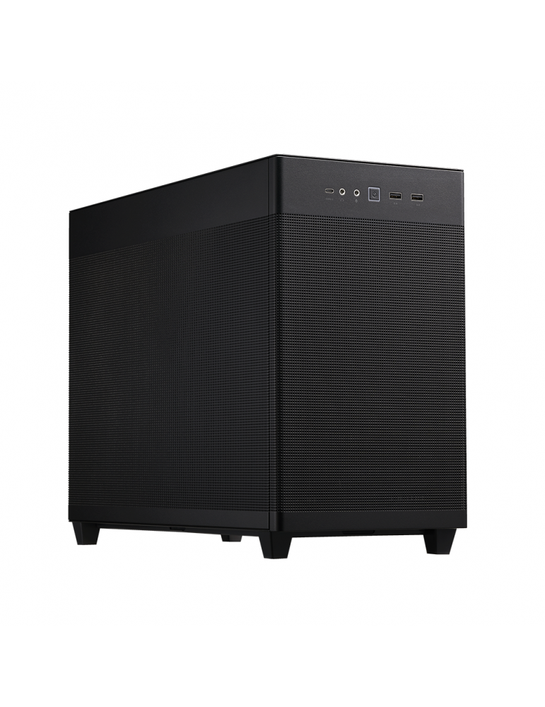 Кутия за компютър Asus PRIME AP201 Mesh, MicroATX, черен