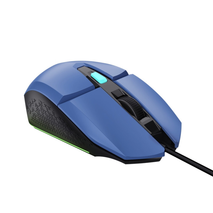 Геймърска мишка Trust GXT109 Felox, Blue - 25067