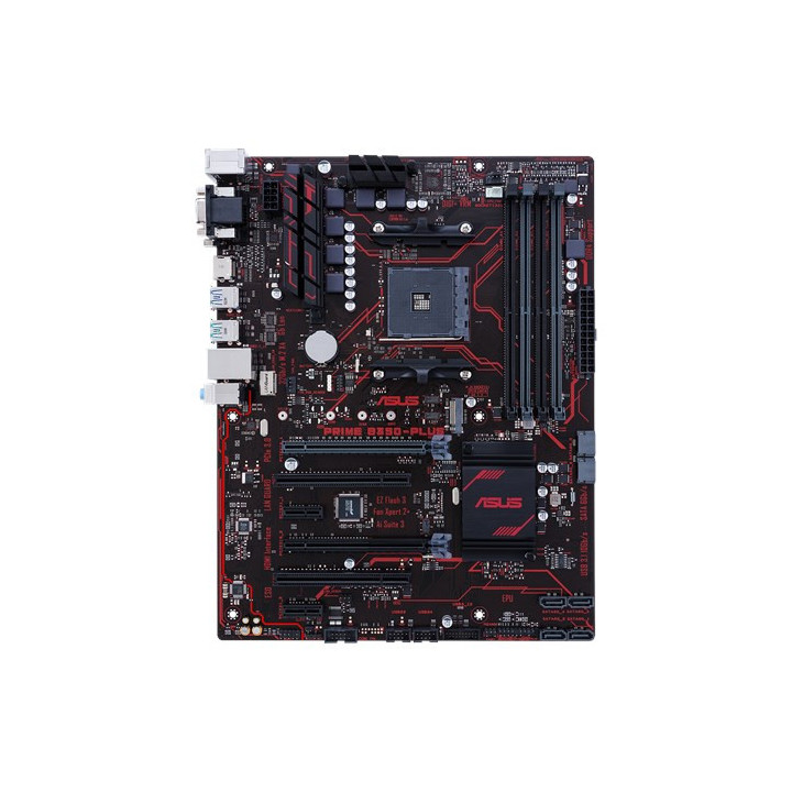 Дънна платка Asus PRIME B350-PLUS, сокет AM4