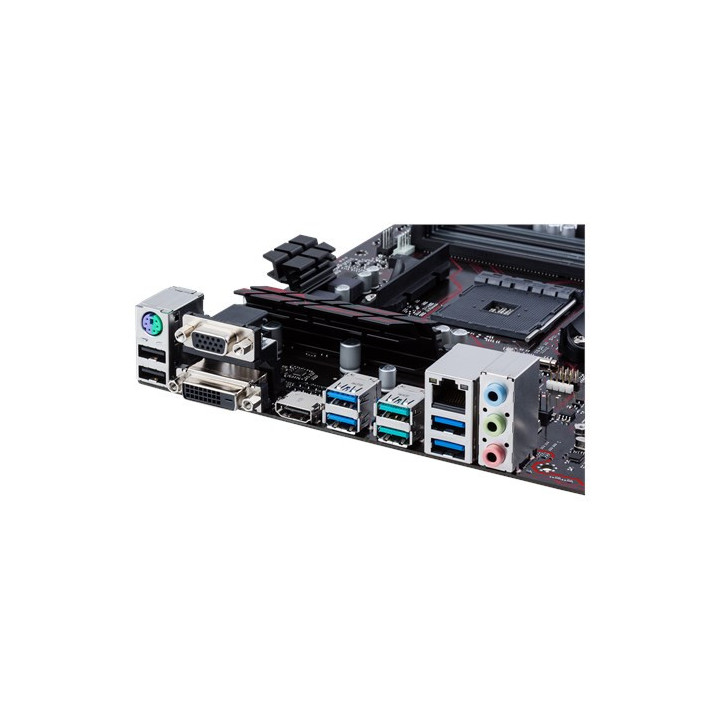 Дънна платка Asus PRIME B350-PLUS, сокет AM4