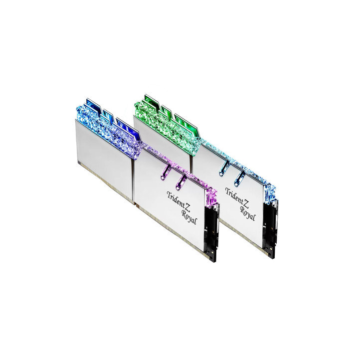 RAM памет G.SKILL 32GB(2x16GB) DDR4 PC4-28800 3600MHz CL16 Trident Z Royal - F4-3600C16D-32GTRSC