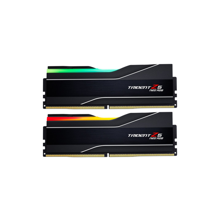 RAM памет G.SKILL 32GB(2x16GB) DDR5 PC5-48000 6000MHz CL32 Trident Z5 Neo RGB Black AMD EXPO - F5-6000J3238F16GX2-TZ5NR